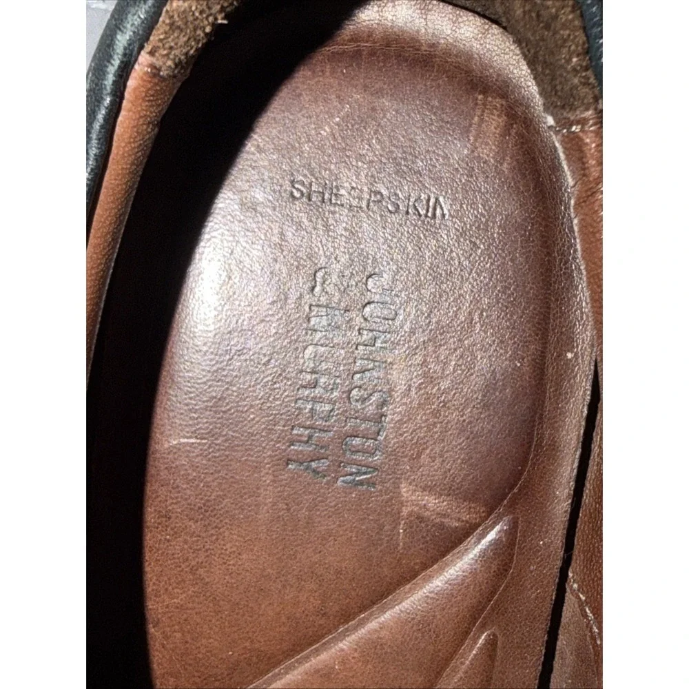 Johnston & Murphy Men's Bartlett Cap-Toe Lace-Up Oxfords Black 13M MSRP $159
